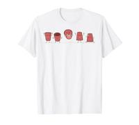 Funny Red Cup Yoga Meditation Poses Value Graphic T-Shirt, Men, White, S