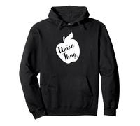 Funny Red For Ed Union Thug Retro SpEd Teacher Appreciation Pullover Hoodie