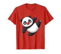 Funny Red Panda Nosed Laugh First Day 2026 Playful Red Day T-Shirt