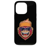 Funny Red Smiling Gorilla Funky Gym Monkey Case for iPhone 13 Pro