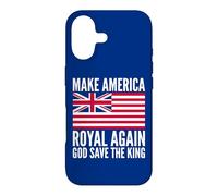Funny Red White Blue Royal American British Flag Vector Case for iPhone 17