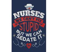 Funny Registered Nurse Gifts For Nurses Nursing day Notebook 6" x 9"