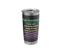 Funny Reiki Practitioner Stainless Steel Insulated Tumbler