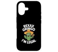 Funny Relax Gringo Im Legal Sarcastic Cactus Saying Case for iPhone 17