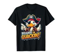Funny Release Quackin Rubber Ducky Kraken Parody Pirate T-Shirt