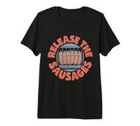 Funny Release The Sausages Kier Starmer Parody Premium T-Shirt