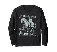 Funny Ren Faire My Other Ride is a Warhorse Medieval LARP Long Sleeve T-Shirt