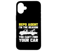 Funny Repo Agent Repo Man Can't Find Car Repossession Humor Case for iPhone 16 Plus