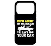 Funny Repo Agent Repo Man Can't Find Car Repossession Humor Case for iPhone 17 Pro