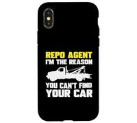 Funny Repo Agent Repo Man Can't Find Car Repossession Humor Case for iPhone X/XS