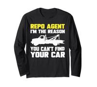 Funny Repo Agent Repo Man Can't Find Car Repossession Humor Long Sleeve T-Shirt