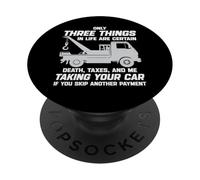 Funny Repo Agent Repossession Agent Car Vehicle Recovery PopSockets Adhesive PopGrip