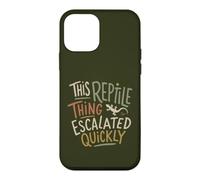 Funny Reptile Owner Lizard Gecko Escaped Humor Case for iPhone 12 mini