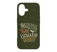 Funny Reptile Owner Lizard Gecko Escaped Humor Case for iPhone 17