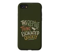 Funny Reptile Owner Lizard Gecko Escaped Humor Case for iPhone SE (2020) / 7/8