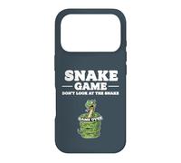 Funny Reptile Serpent Pun Snake Game Don’t Look at the Snake Case for iPhone 17 Pro
