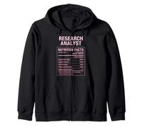 Funny Research Analyst Zip Hoodie