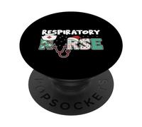 Funny Respiratory Nurse Christmas Costume Asthma Care COPD PopSockets Swappable PopGrip