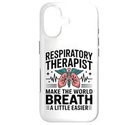 Funny Respiratory Therapist RT Make The World Breath Easier Case for iPhone 17