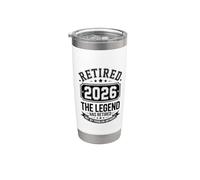 Funny Retired 2026 Not My Problem Anymore Retirement 2026 Stainless Steel Insulated Tumbler