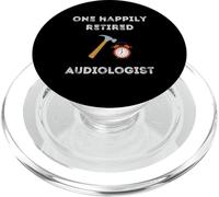 Funny Retired Audiologist Early Retirement Party PopSockets PopGrip for MagSafe