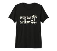 Funny Retired Every Day Saturday Retirement Celebration Premium T-Shirt