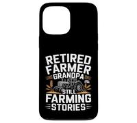 Funny Retired Farmer Grandpa Still Farming Stories Tractor Case for iPhone 13 Pro Max