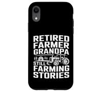 Funny Retired Farmer Grandpa Still Farming Stories Tractor Case for iPhone XR