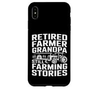 Funny Retired Farmer Grandpa Still Farming Stories Tractor Case for iPhone XS Max