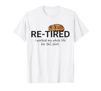 Funny Retired Funny Cat I Worked My Whole Life for This Tee T-Shirt