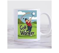 Funny Retired Golf Wanker Coffee Cup,Golf Retirement Gift, Retirement Gifts for Men, 11oz Ceramic Mug Funny Novelty Mug (White)