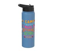 Funny Retired Teacher Came Taught Difference Retirement 2026 Stainless Steel Insulated Water Bottle