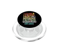 Funny Retired Teacher Came Taught Difference Retirement 2027 PopSockets PopGrip for MagSafe