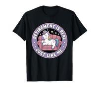 Funny Retired Unicorn Magical Classic Vintage Retirement T-Shirt