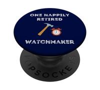 Funny Retired Watchmaker Early Retirement Party PopSockets Adhesive PopGrip