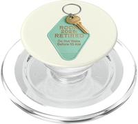 Funny Retirement 2026 Motel Keychain Key Tag Do Not Wake PopSockets PopGrip for MagSafe