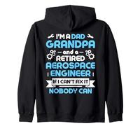 Funny Retirement Aerospace Engineer For A Retired Grandpa Zip Hoodie