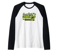 Funny Retirement Community Dark Humor Green Grove Raglan Baseball Tee