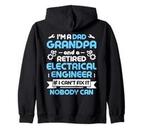 Funny Retirement Electrical Engineer For A Retired Grandpa Zip Hoodie