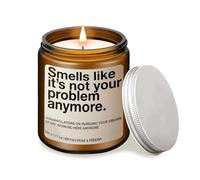 Funny Retirement Gifts, Handmade Retirement Candle, Lavender Soy Wax Scented Candle, Leaving Gifts for Colleagues Women Men Friend Family Coworkers, 3.5oz