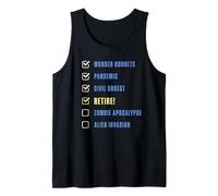 Funny Retirement Humor for Newly Retired Celebration Tank Top