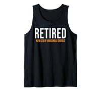 Funny Retirement Men Couple Wife Marriage Hilarious Retired Tank Top