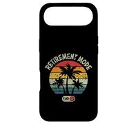 Funny Retirement Mode On Retro Retired Sunset and Palm Trees Case for iPhone Air