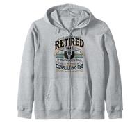 Funny Retirement Nursing Retired Nurse Medical Profession Zip Hoodie