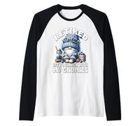 Funny Retirement Saying With Blueberry Gnome Dad For Mom Raglan Baseball Tee