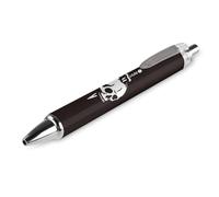 Funny Retractable Ballpoint Pen, The Skull Was Pierced By A Dagger Ball Point Pens, Extra Fine, 0.5mm, Black Ink, Bulk Refillable Write Smoothly Rollerball Pens for Teens Boys Girls