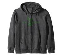 Funny Retro A Tiny Bit Irish Cocktail Lovers St Patricks Day Zip Hoodie