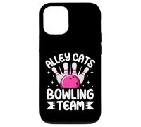 Funny Retro Alley Cats Bowling Team Case for iPhone 12/12 Pro