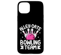 Funny Retro Alley Cats Bowling Team Case for iPhone 15 Plus