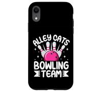 Funny Retro Alley Cats Bowling Team Case for iPhone XR